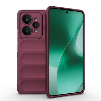 เคสโทรศัพท์ Magic Shield TPU + Flannel, For Realme P4 5G India, For Realme 15 Pro 5G Global, For Realme 15 5G Global, For Realme C73 5G Global / Narzo 80 Lite