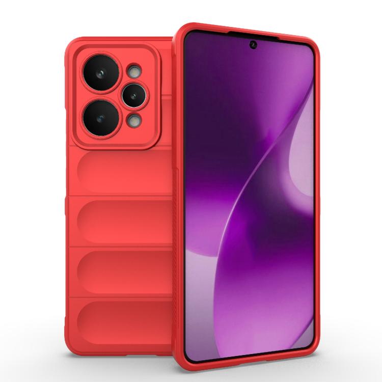 เคสโทรศัพท์ Magic Shield TPU + Flannel, For Realme P4 5G India, For Realme 15 Pro 5G Global, For Realme 15 5G Global, For Realme C73 5G Global / Narzo 80 Lite