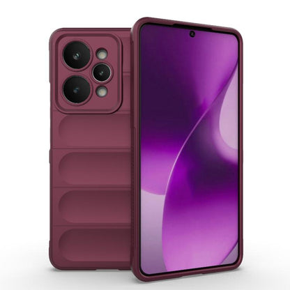 เคสโทรศัพท์ Magic Shield TPU + Flannel, For Realme P4 5G India, For Realme 15 Pro 5G Global, For Realme 15 5G Global, For Realme C73 5G Global / Narzo 80 Lite