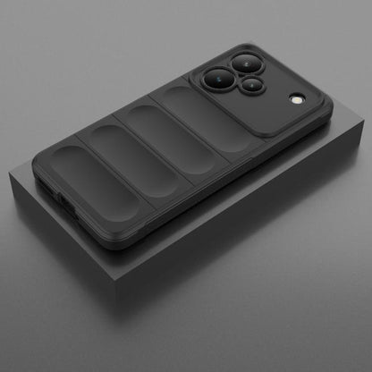 เคสโทรศัพท์ Magic Shield TPU + Flannel, For Realme P4 5G India, For Realme 15 Pro 5G Global, For Realme 15 5G Global, For Realme C73 5G Global / Narzo 80 Lite