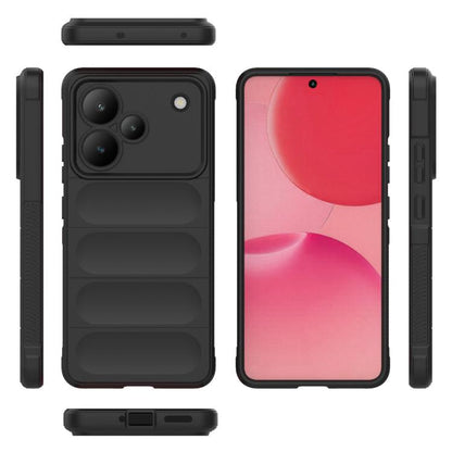 เคสโทรศัพท์ Magic Shield TPU + Flannel, For Realme P4 5G India, For Realme 15 Pro 5G Global, For Realme 15 5G Global, For Realme C73 5G Global / Narzo 80 Lite