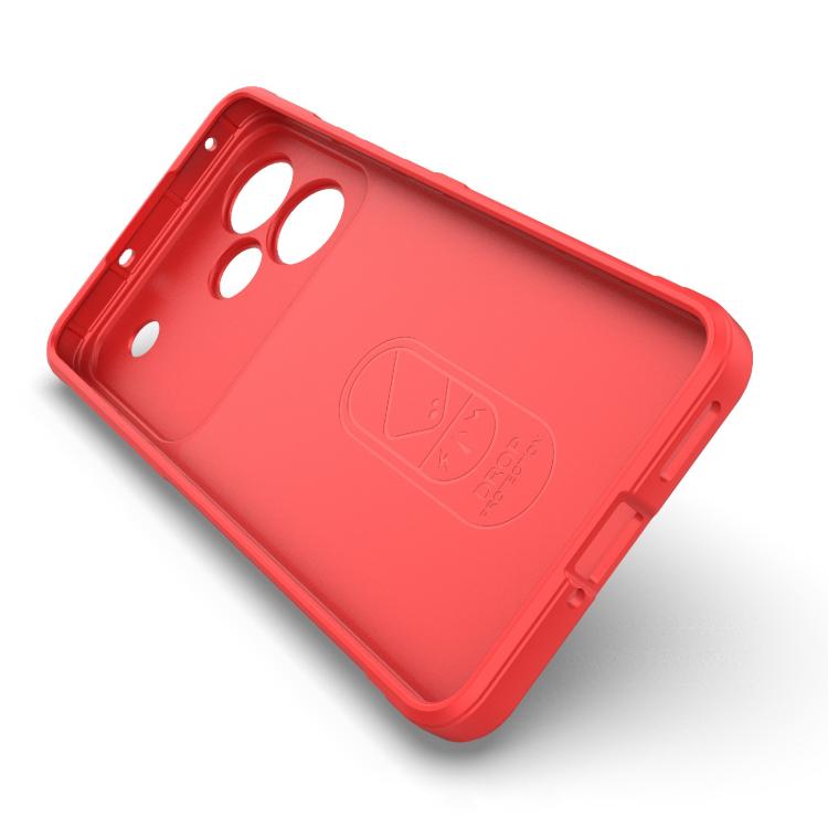 เคสโทรศัพท์ Magic Shield TPU + Flannel, For Realme P4 5G India, For Realme 15 Pro 5G Global, For Realme 15 5G Global, For Realme C73 5G Global / Narzo 80 Lite