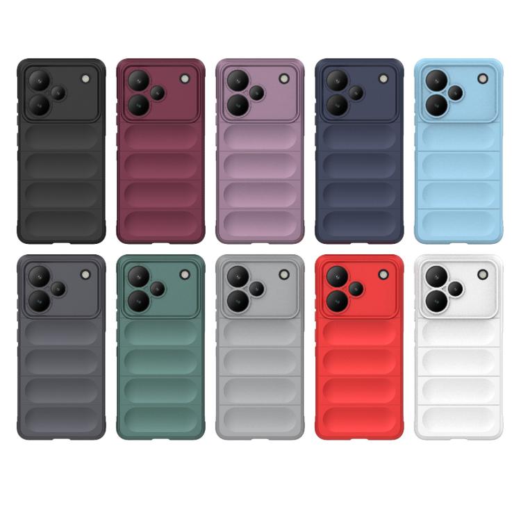 เคสโทรศัพท์ Magic Shield TPU + Flannel, For Realme P4 5G India, For Realme 15 Pro 5G Global, For Realme 15 5G Global, For Realme C73 5G Global / Narzo 80 Lite