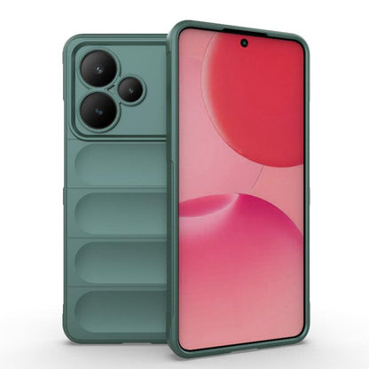 เคสโทรศัพท์ Magic Shield TPU + Flannel, For Realme P4 5G India, For Realme 15 Pro 5G Global, For Realme 15 5G Global, For Realme C73 5G Global / Narzo 80 Lite