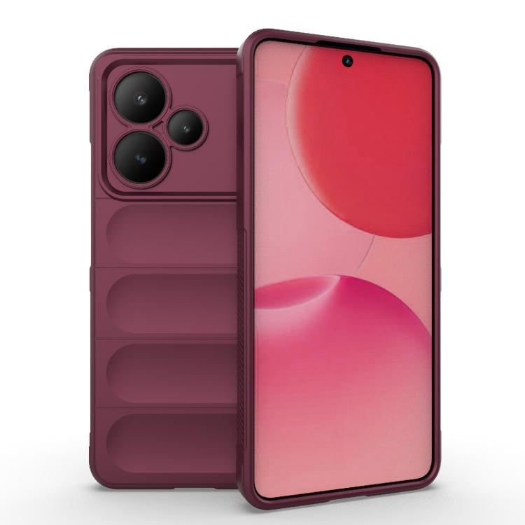 เคสโทรศัพท์ Magic Shield TPU + Flannel, For Realme P4 5G India, For Realme 15 Pro 5G Global, For Realme 15 5G Global, For Realme C73 5G Global / Narzo 80 Lite
