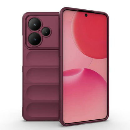 เคสโทรศัพท์ Magic Shield TPU + Flannel, For Realme P4 5G India, For Realme 15 Pro 5G Global, For Realme 15 5G Global, For Realme C73 5G Global / Narzo 80 Lite