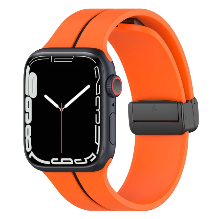 สายนาฬิกาซิลิโคนหัวเข็มขัดพับสองสี, For Apple Watch 4 44mm, For Apple Watch 3 38mm, For Apple Watch 3 42mm, For Apple Watch 2 38mm