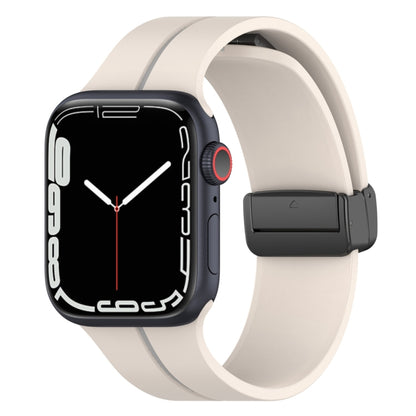 สายนาฬิกาซิลิโคนหัวเข็มขัดพับสองสี, For Apple Watch 2 42 mm, For Apple Watch 38mm, For Apple Watch 42mm, For Apple Watch Ultra 2 49mm