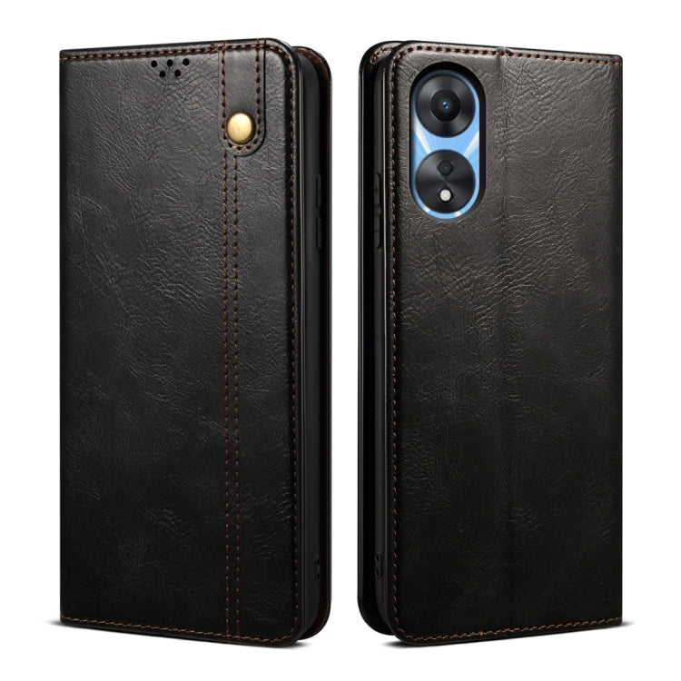 ซองใส่โทรศัพท์หนังลายม้าบ้าสีน้ำมัน, For OPPO A98 5G, For OPPO Reno8 T 5G / A1 Pro, For OPPO Reno10 Pro+ Global, For OPPO A38 4G / A18 4G, For OPPO Find X7, For OPPO A58 4G, For OPPO Find X7 Pro/Find X7 Ultra, For OPPO A78 4G, For OPPO A79 5G
