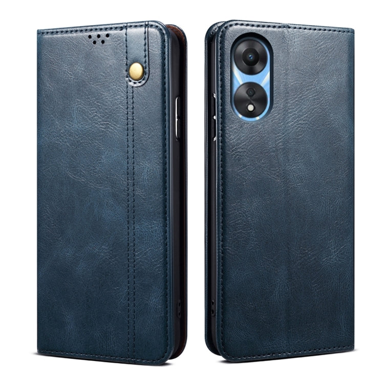 ซองใส่โทรศัพท์หนังลายม้าบ้าสีน้ำมัน, For OPPO A98 5G, For OPPO Reno8 T 5G / A1 Pro, For OPPO Reno10 Pro+ Global, For OPPO A38 4G / A18 4G, For OPPO Find X7, For OPPO A58 4G, For OPPO Find X7 Pro/Find X7 Ultra, For OPPO A78 4G, For OPPO A79 5G