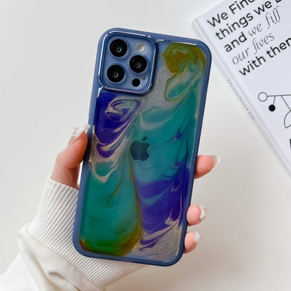ภาพวาดสีน้ำมันเคสโทรศัพท์ TPU, For iPhone 12 Pro Max, For iPhone 11 Pro, For iPhone 11 Pro Max, For iPhone SE 2022/2020 / 8 / 7, For iPhone 8 Plus / 7 Plus, For iPhone X / XS, For iPhone XS Max, For iPhone XR