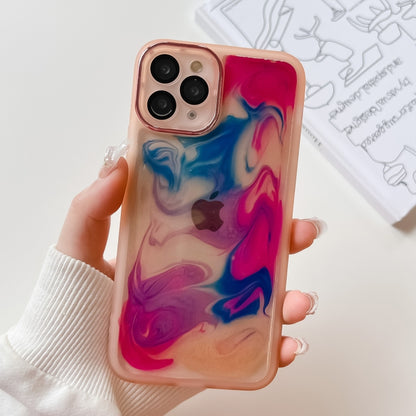 ภาพวาดสีน้ำมันเคสโทรศัพท์ TPU, For iPhone 12 Pro Max, For iPhone 11 Pro, For iPhone 11 Pro Max, For iPhone SE 2022/2020 / 8 / 7, For iPhone 8 Plus / 7 Plus, For iPhone X / XS, For iPhone XS Max, For iPhone XR