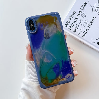 ภาพวาดสีน้ำมันเคสโทรศัพท์ TPU, For iPhone 12 Pro Max, For iPhone 11 Pro, For iPhone 11 Pro Max, For iPhone SE 2022/2020 / 8 / 7, For iPhone 8 Plus / 7 Plus, For iPhone X / XS, For iPhone XS Max, For iPhone XR