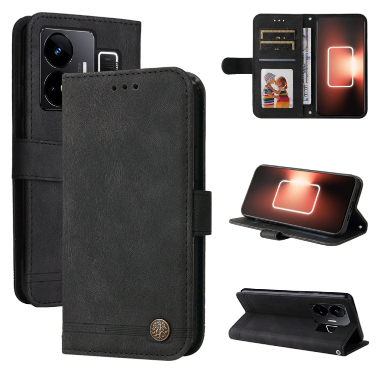 เคสโทรศัพท์หนังปุ่มโลหะ Skin Feel Life Tree, For Realme GT Neo 5 5G / GT3