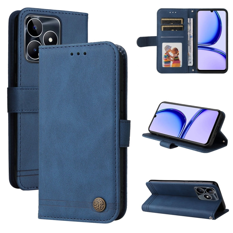 เคสโทรศัพท์หนังปุ่มโลหะ Skin Feel Life Tree, For Realme 12 Pro+, For Realme C67 4G Global, For Realme C67 5G / 11 5G Taiwan Version, For Realme 11 4G Global, For Realme C53 / Narzo N53, For Realme 11, For Realme 11 Pro / 11 Pro+, For Realme C65 4G     ...