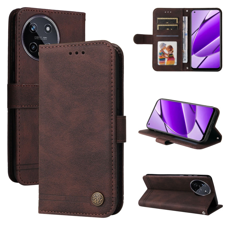 เคสโทรศัพท์หนังปุ่มโลหะ Skin Feel Life Tree, For Realme 12 Pro+, For Realme C67 4G Global, For Realme C67 5G / 11 5G Taiwan Version, For Realme 11 4G Global, For Realme C53 / Narzo N53, For Realme 11, For Realme 11 Pro / 11 Pro+, For Realme C65 4G     ...