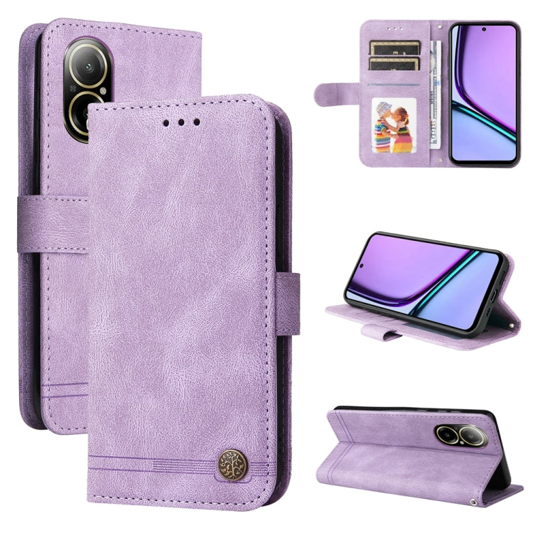 เคสโทรศัพท์หนังปุ่มโลหะ Skin Feel Life Tree, For Realme 12 Pro+, For Realme C67 4G Global, For Realme C67 5G / 11 5G Taiwan Version, For Realme 11 4G Global, For Realme C53 / Narzo N53, For Realme 11, For Realme 11 Pro / 11 Pro+, For Realme C65 4G     ...