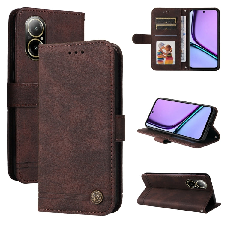 เคสโทรศัพท์หนังปุ่มโลหะ Skin Feel Life Tree, For Realme 12 Pro+, For Realme C67 4G Global, For Realme C67 5G / 11 5G Taiwan Version, For Realme 11 4G Global, For Realme C53 / Narzo N53, For Realme 11, For Realme 11 Pro / 11 Pro+, For Realme C65 4G     ...