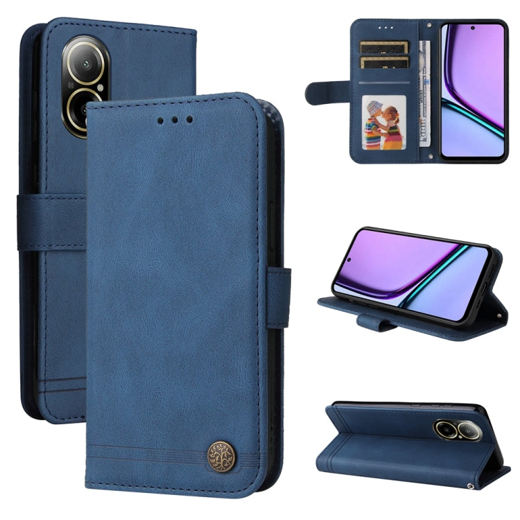 เคสโทรศัพท์หนังปุ่มโลหะ Skin Feel Life Tree, For Realme 12 Pro+, For Realme C67 4G Global, For Realme C67 5G / 11 5G Taiwan Version, For Realme 11 4G Global, For Realme C53 / Narzo N53, For Realme 11, For Realme 11 Pro / 11 Pro+, For Realme C65 4G     ...