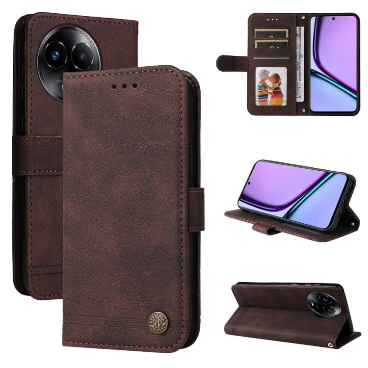 เคสโทรศัพท์หนังปุ่มโลหะ Skin Feel Life Tree, For Realme 12 Pro+, For Realme C67 4G Global, For Realme C67 5G / 11 5G Taiwan Version, For Realme 11 4G Global, For Realme C53 / Narzo N53, For Realme 11, For Realme 11 Pro / 11 Pro+, For Realme C65 4G     ...