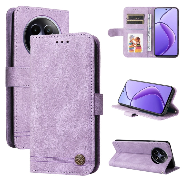 เคสโทรศัพท์หนังปุ่มโลหะ Skin Feel Life Tree, For Realme 14 Pro+ Global, For Realme 14 Pro Global, For Realme GT 7 Pro, For Realme 13+, For Realme 13 Pro / 13 Pro+ / 12 Pro, For Realme GT 6 / GT Neo6 SE, For Realme C63 / C61  / Note 60, For Realme 12   ...