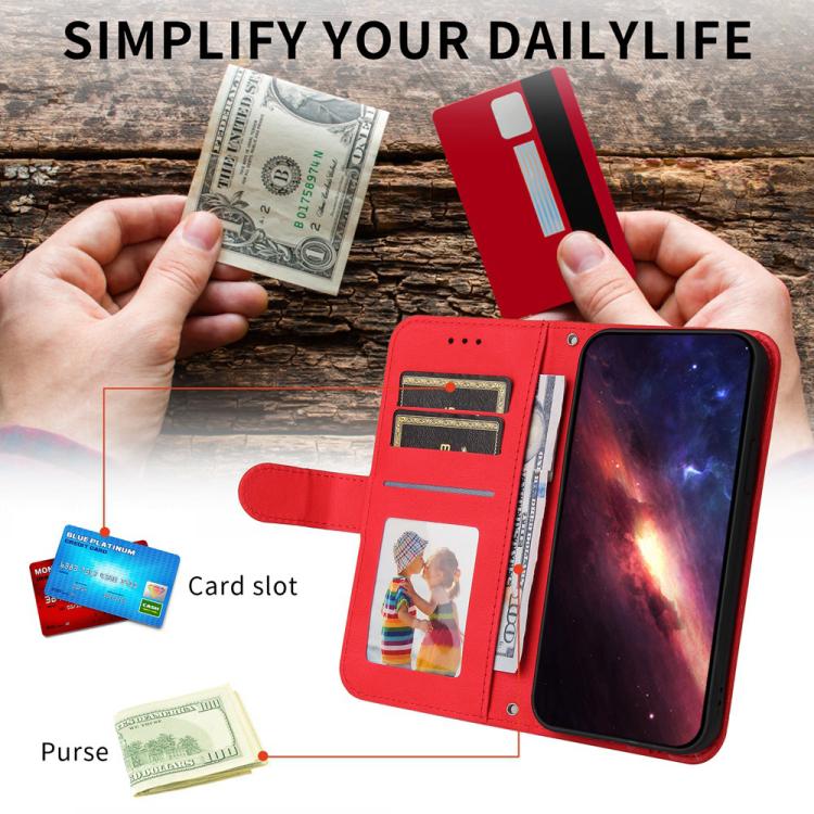 เคสโทรศัพท์หนังปุ่มโลหะ Skin Feel Life Tree, For Realme 14 Pro+ Global, For Realme 14 Pro Global, For Realme GT 7 Pro, For Realme 13+, For Realme 13 Pro / 13 Pro+ / 12 Pro, For Realme GT 6 / GT Neo6 SE, For Realme C63 / C61  / Note 60, For Realme 12   ...