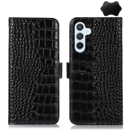 ซองใส่โทรศัพท์หนังวัวชั้นบนจระเข้, For Samsung Galaxy M54 5G, For Samsung Galaxy M34 5G, For Samsung Galaxy S24 Ultra, For Samsung Galaxy A35 5G, For Samsung Galaxy A55 5G, For Samsung Galaxy Xcover 7, For Samsung Galaxy S24+, For Samsung Galaxy S24   ...