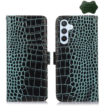 ซองใส่โทรศัพท์หนังวัวชั้นบนจระเข้, For Samsung Galaxy M54 5G, For Samsung Galaxy M34 5G, For Samsung Galaxy S24 Ultra, For Samsung Galaxy A35 5G, For Samsung Galaxy A55 5G, For Samsung Galaxy Xcover 7, For Samsung Galaxy S24+, For Samsung Galaxy S24   ...