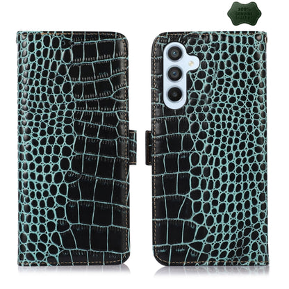 ซองใส่โทรศัพท์หนังวัวชั้นบนจระเข้, For Samsung Galaxy M54 5G, For Samsung Galaxy M34 5G, For Samsung Galaxy S24 Ultra, For Samsung Galaxy A35 5G, For Samsung Galaxy A55 5G, For Samsung Galaxy Xcover 7, For Samsung Galaxy S24+, For Samsung Galaxy S24   ...