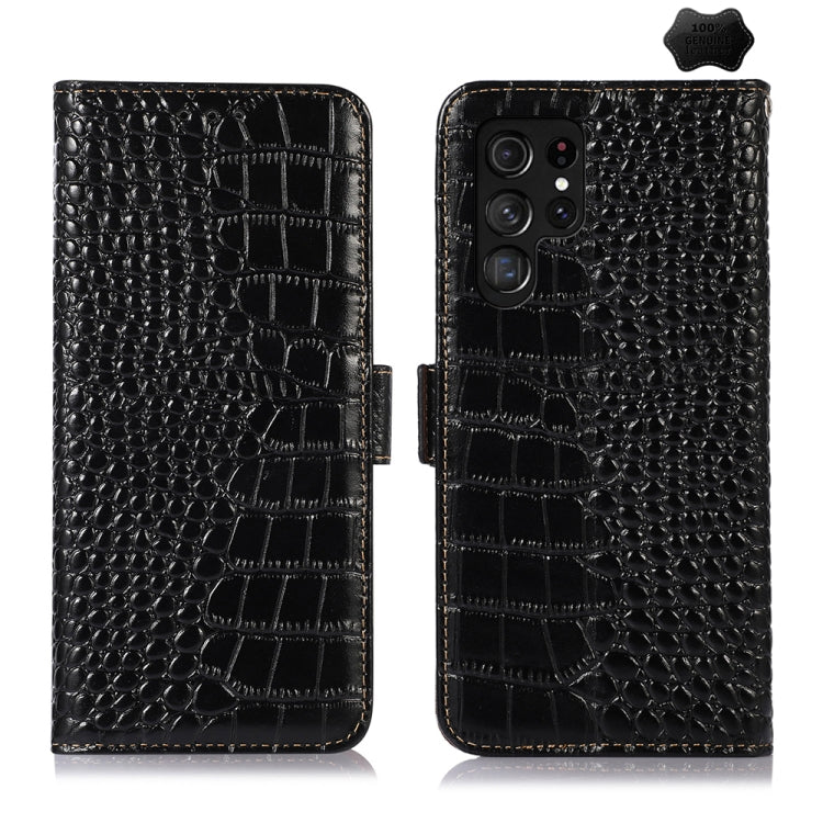 ซองใส่โทรศัพท์หนังวัวชั้นบนจระเข้, For Samsung Galaxy M54 5G, For Samsung Galaxy M34 5G, For Samsung Galaxy S24 Ultra, For Samsung Galaxy A35 5G, For Samsung Galaxy A55 5G, For Samsung Galaxy Xcover 7, For Samsung Galaxy S24+, For Samsung Galaxy S24   ...