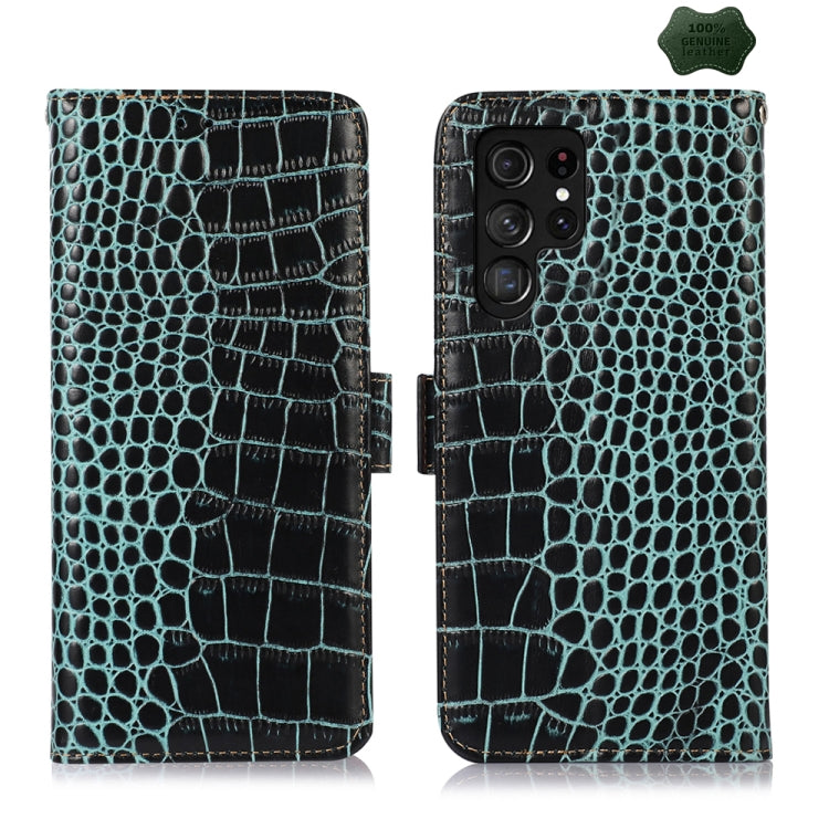 ซองใส่โทรศัพท์หนังวัวชั้นบนจระเข้, For Samsung Galaxy M54 5G, For Samsung Galaxy M34 5G, For Samsung Galaxy S24 Ultra, For Samsung Galaxy A35 5G, For Samsung Galaxy A55 5G, For Samsung Galaxy Xcover 7, For Samsung Galaxy S24+, For Samsung Galaxy S24   ...