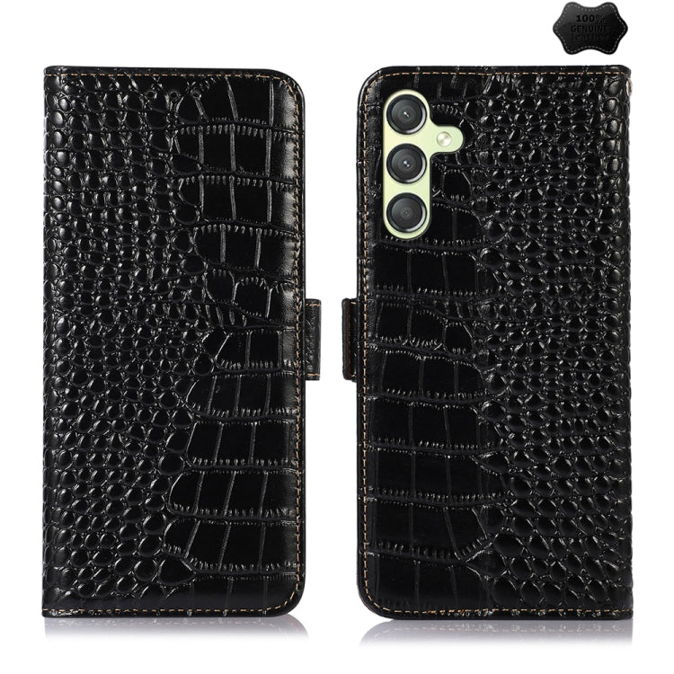ซองใส่โทรศัพท์หนังวัวชั้นบนจระเข้, For Samsung Galaxy M54 5G, For Samsung Galaxy M34 5G, For Samsung Galaxy S24 Ultra, For Samsung Galaxy A35 5G, For Samsung Galaxy A55 5G, For Samsung Galaxy Xcover 7, For Samsung Galaxy S24+, For Samsung Galaxy S24   ...
