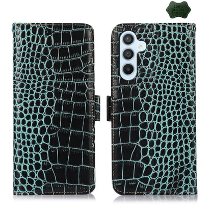 ซองใส่โทรศัพท์หนังวัวชั้นบนจระเข้, For Samsung Galaxy M54 5G, For Samsung Galaxy M34 5G, For Samsung Galaxy S24 Ultra, For Samsung Galaxy A35 5G, For Samsung Galaxy A55 5G, For Samsung Galaxy Xcover 7, For Samsung Galaxy S24+, For Samsung Galaxy S24   ...