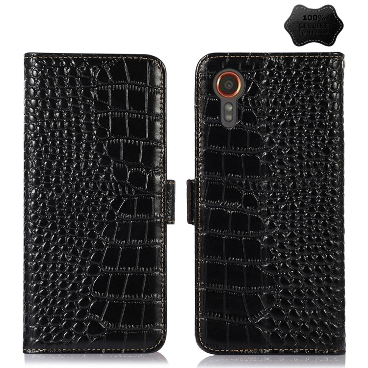 ซองใส่โทรศัพท์หนังวัวชั้นบนจระเข้, For Samsung Galaxy M54 5G, For Samsung Galaxy M34 5G, For Samsung Galaxy S24 Ultra, For Samsung Galaxy A35 5G, For Samsung Galaxy A55 5G, For Samsung Galaxy Xcover 7, For Samsung Galaxy S24+, For Samsung Galaxy S24   ...