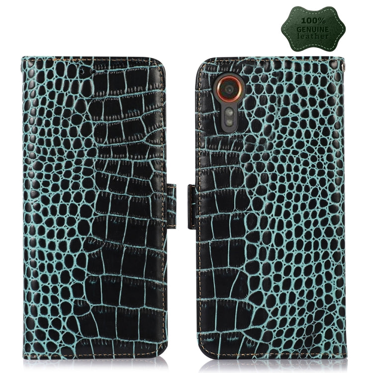 ซองใส่โทรศัพท์หนังวัวชั้นบนจระเข้, For Samsung Galaxy M54 5G, For Samsung Galaxy M34 5G, For Samsung Galaxy S24 Ultra, For Samsung Galaxy A35 5G, For Samsung Galaxy A55 5G, For Samsung Galaxy Xcover 7, For Samsung Galaxy S24+, For Samsung Galaxy S24   ...