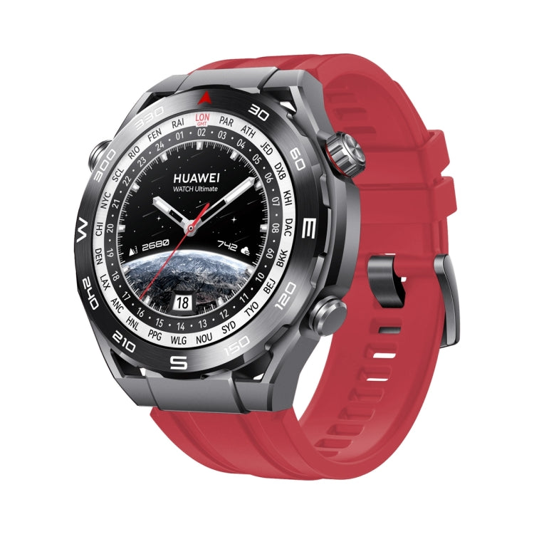 สำหรับ Huawei Watch Ultimate สายนาฬิกาซิลิโคนทดแทน, 2pcs Regular Style, 3pcs Longer Style