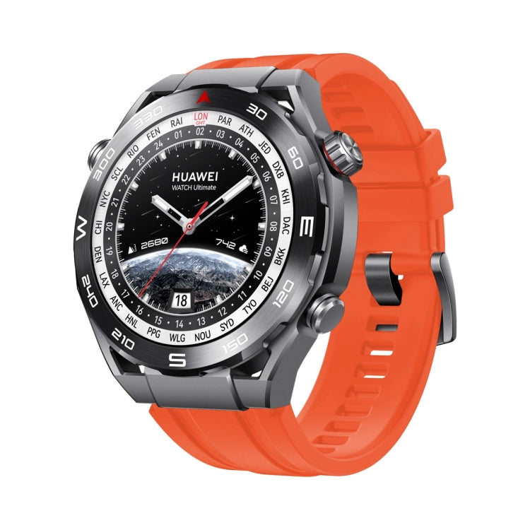 สำหรับ Huawei Watch Ultimate สายนาฬิกาซิลิโคนทดแทน, 2pcs Regular Style, 3pcs Longer Style