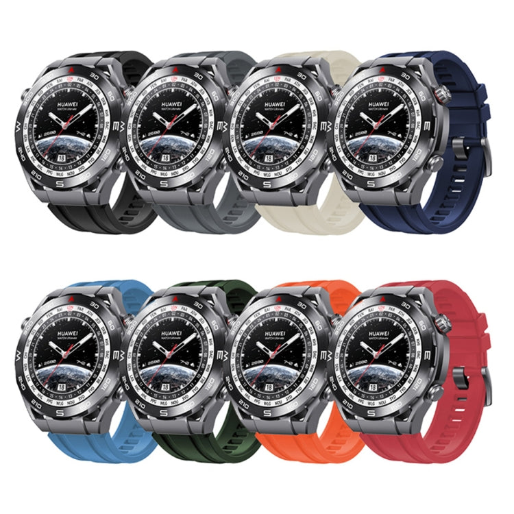 สำหรับ Huawei Watch Ultimate สายนาฬิกาซิลิโคนทดแทน, 2pcs Regular Style, 3pcs Longer Style