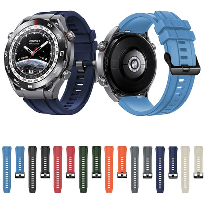 สำหรับ Huawei Watch Ultimate สายนาฬิกาซิลิโคนทดแทน, 2pcs Regular Style, 3pcs Longer Style
