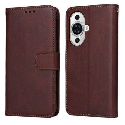 เคสโทรศัพท์หนังพลิกเนื้อลูกวัวคลาสสิก, For Huawei Enjoy 60X, For Huawei nova 11 Pro, For Huawei nova 11