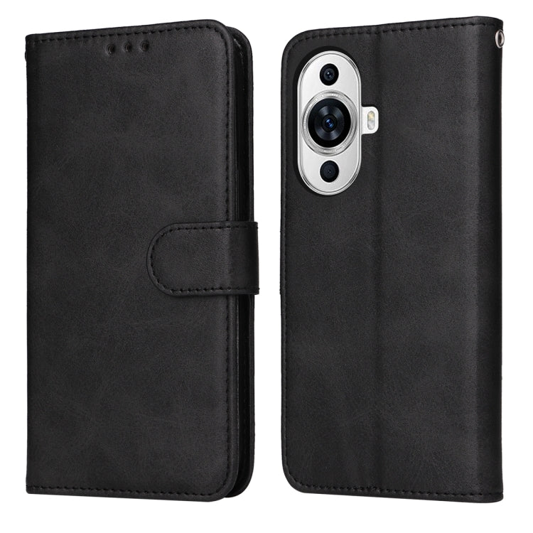 เคสโทรศัพท์หนังพลิกเนื้อลูกวัวคลาสสิก, For Huawei Enjoy 60X, For Huawei nova 11 Pro, For Huawei nova 11