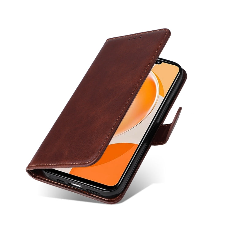 เคสโทรศัพท์หนังพลิกเนื้อลูกวัวคลาสสิก, For Huawei Enjoy 60X, For Huawei nova 11 Pro, For Huawei nova 11