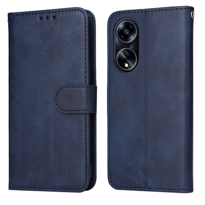 เคสโทรศัพท์หนังพลิกเนื้อลูกวัวคลาสสิก, For OPPO A58 4G, For OPPO Reno10 5G / Reno10 Pro 5G Global, For OPPO A78 4G, For OPPO Find X8 Pro, For OPPO Find X6 Pro, For OPPO Find X6, For OPPO A1 5G, For OPPO A79 5G