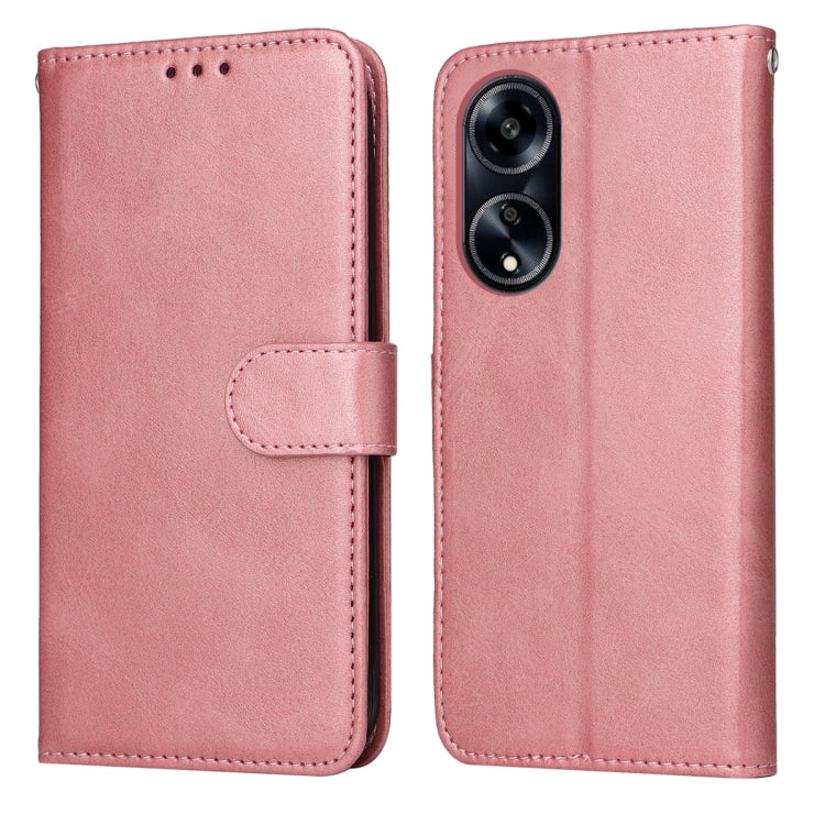 เคสโทรศัพท์หนังพลิกเนื้อลูกวัวคลาสสิก, For OPPO A58 4G, For OPPO Reno10 5G / Reno10 Pro 5G Global, For OPPO A78 4G, For OPPO Find X8 Pro, For OPPO Find X6 Pro, For OPPO Find X6, For OPPO A1 5G, For OPPO A79 5G
