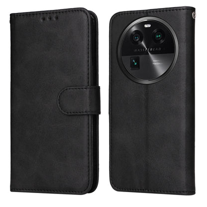 เคสโทรศัพท์หนังพลิกเนื้อลูกวัวคลาสสิก, For OPPO A58 4G, For OPPO Reno10 5G / Reno10 Pro 5G Global, For OPPO A78 4G, For OPPO Find X8 Pro, For OPPO Find X6 Pro, For OPPO Find X6, For OPPO A1 5G, For OPPO A79 5G