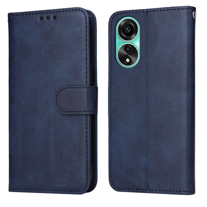 เคสโทรศัพท์หนังพลิกเนื้อลูกวัวคลาสสิก, For OPPO A58 4G, For OPPO Reno10 5G / Reno10 Pro 5G Global, For OPPO A78 4G, For OPPO Find X8 Pro, For OPPO Find X6 Pro, For OPPO Find X6, For OPPO A1 5G, For OPPO A79 5G