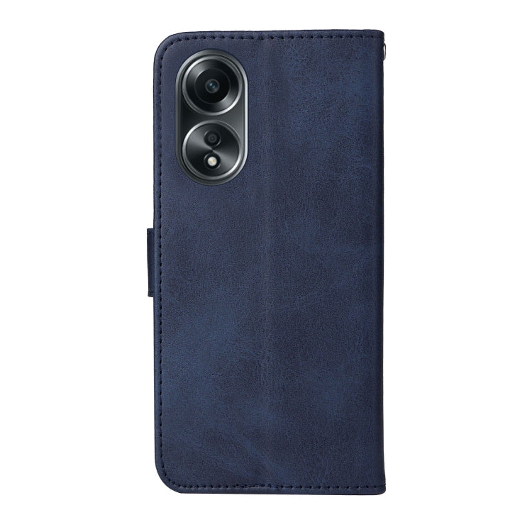 เคสโทรศัพท์หนังพลิกเนื้อลูกวัวคลาสสิก, For OPPO A58 4G, For OPPO Reno10 5G / Reno10 Pro 5G Global, For OPPO A78 4G, For OPPO Find X8 Pro, For OPPO Find X6 Pro, For OPPO Find X6, For OPPO A1 5G, For OPPO A79 5G