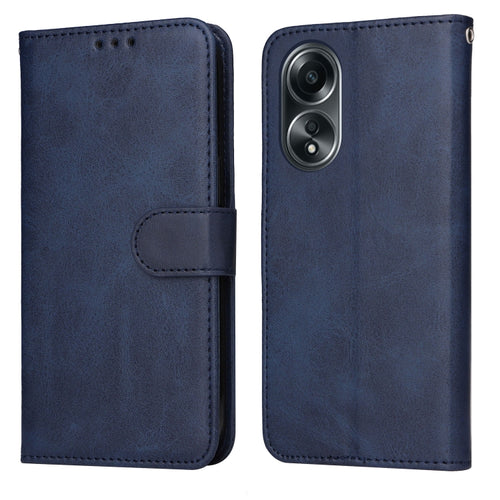 เคสโทรศัพท์หนังพลิกเนื้อลูกวัวคลาสสิก, For OPPO A58 4G, For OPPO Reno10 5G / Reno10 Pro 5G Global, For OPPO A78 4G, For OPPO Find X8 Pro, For OPPO Find X6 Pro, For OPPO Find X6, For OPPO A1 5G, For OPPO A79 5G