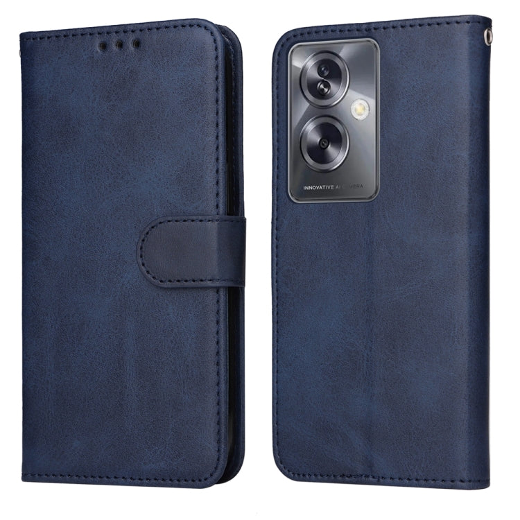 เคสโทรศัพท์หนังพลิกเนื้อลูกวัวคลาสสิก, For OPPO A58 4G, For OPPO Reno10 5G / Reno10 Pro 5G Global, For OPPO A78 4G, For OPPO Find X8 Pro, For OPPO Find X6 Pro, For OPPO Find X6, For OPPO A1 5G, For OPPO A79 5G