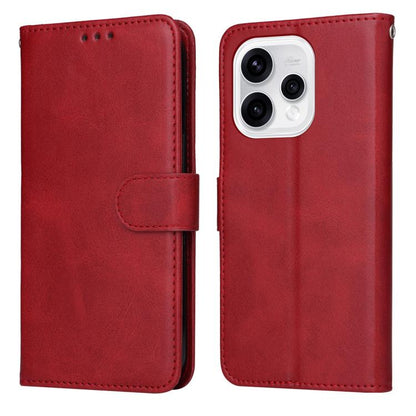 เคสโทรศัพท์หนังพลิกเนื้อลูกวัวคลาสสิก, For OPPO F33 Pro 5G, For OPPO Reno15 F 5G, For OPPO Reno15 5G Global / Reno 15c 5G, For OPPO A6 4G / 5G / A6x 5G Global, For OPPO Find X9, For OPPO A6 Pro 4G / 5G Global / F31 5G, For OPPO Find X9 Pro             ...